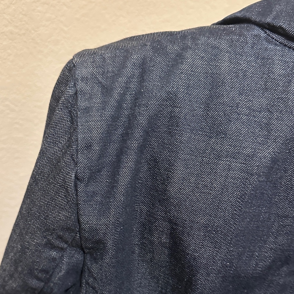 Size S Cotton denim blazer, Pilcro and the Letterpress for Anthropologie - Picture 10 of 13